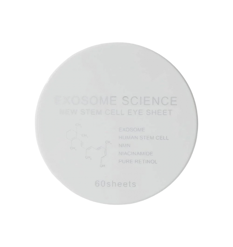 KOR JAPAN EXOSOME SCIENCE New Stem Cell Eye Sheet Круговые омолаживающие патчи со стволовыми клетками NMN 60 шт