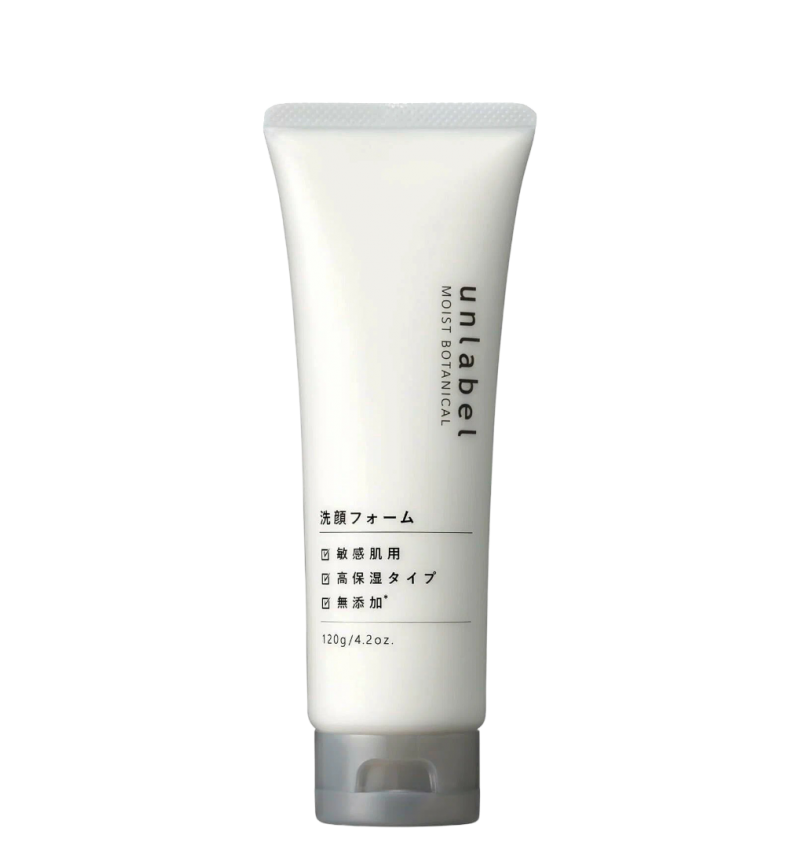 UNLABEL LAB Увлажняющая и очищающая пенка для лица на растительной основе Moist Botanical Facial Foam 120 гр.