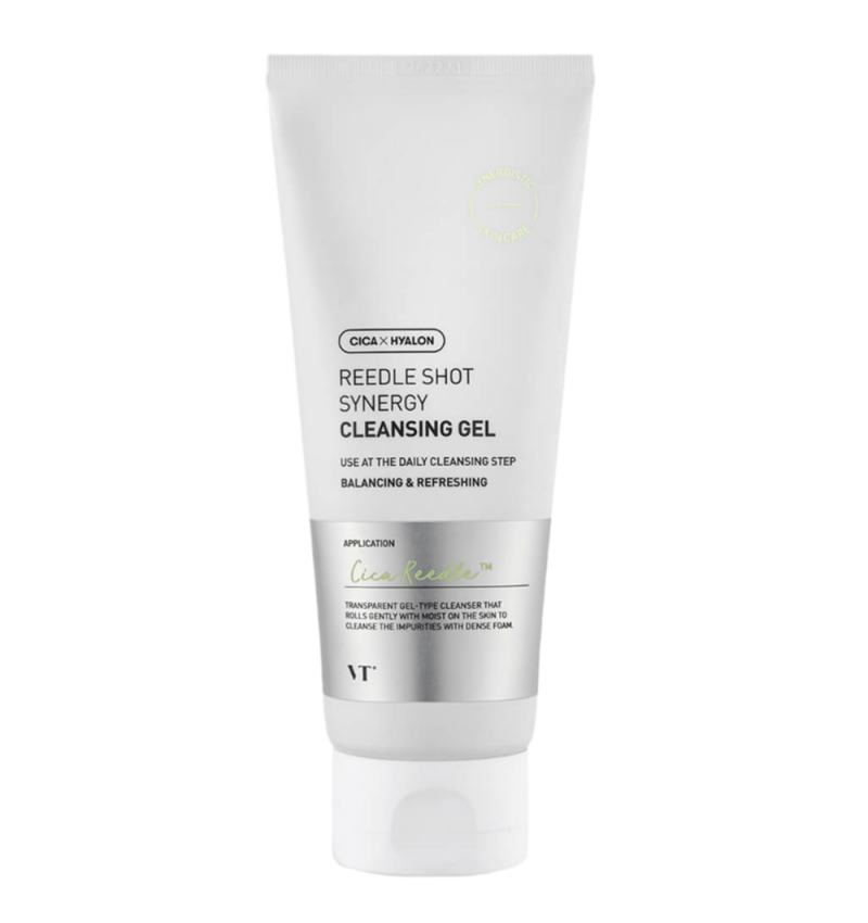 VT Cosmetics Успокаивающий гель для умывания с центеллой и микроиглами, Reedle Shot Synergy Cleansing Gel, 150 мл.