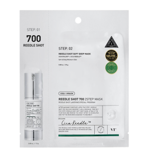 VT Cosmetics Усиленная двухфазная маска с микроиглами, Reedle Shot 700 2Step Mask, 25г+1,5 г