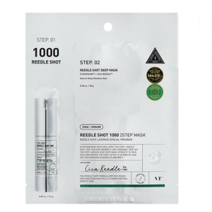 VT Cosmetics Активная двухфазная маска с микроиглами, Reedle Shot 1000 2Step Mask, 28г+1,5 г