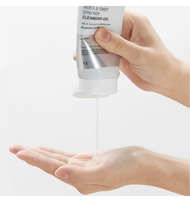 VT Cosmetics Успокаивающий гель для умывания с центеллой и микроиглами, Reedle Shot Synergy Cleansing Gel, 150 мл.