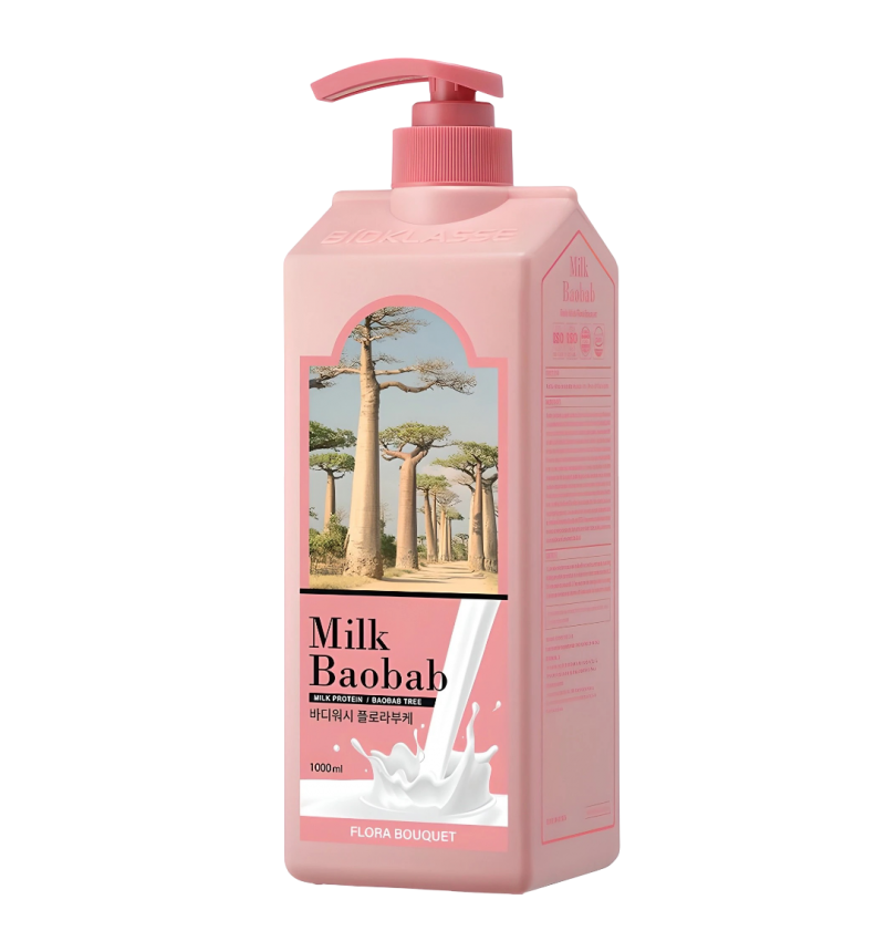 Milk Baobab Гель для душа с ароматом цветов, Pefume Body Wash Flora Bouquet, 1000 мл