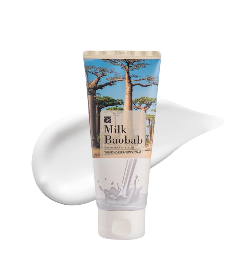 Milk Baobab Пенка для лица с молочными протеинами, Whipping Cleansing Foam, 120 мл