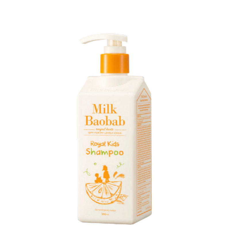 Milk Baobab Шампунь для волос детский с ароматом апельсиновых конфет Baby&Kids Royal Shampoo 300 мл