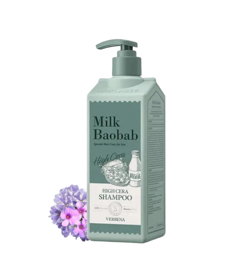 Milk Baobab Шампунь для волос с ароматом вербены, High Cera Shampoo Verbena, 500 мл.