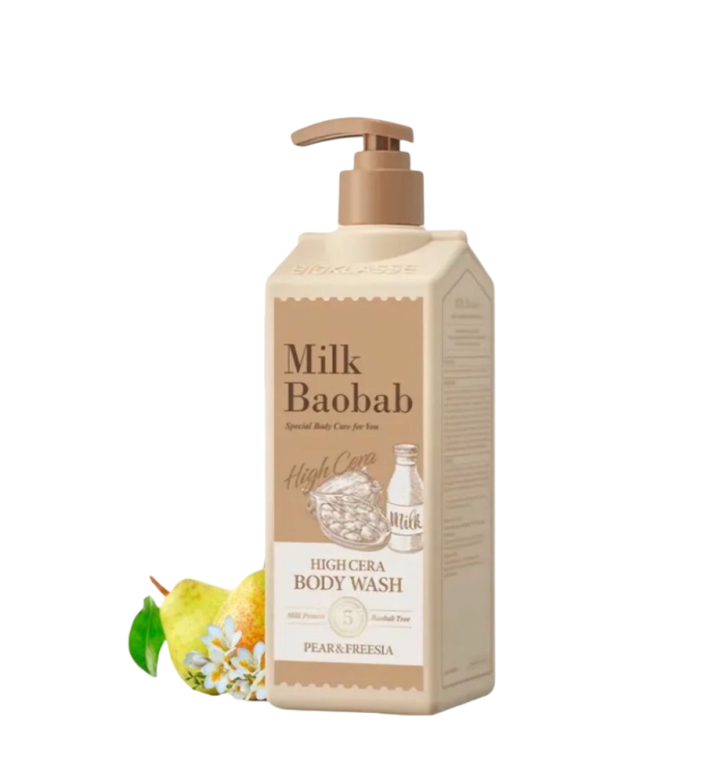 Milk Baobab Гель для душа с ароматом груши и фрезии, High Cera Body Wash Pear & Freesia, 500 мл.