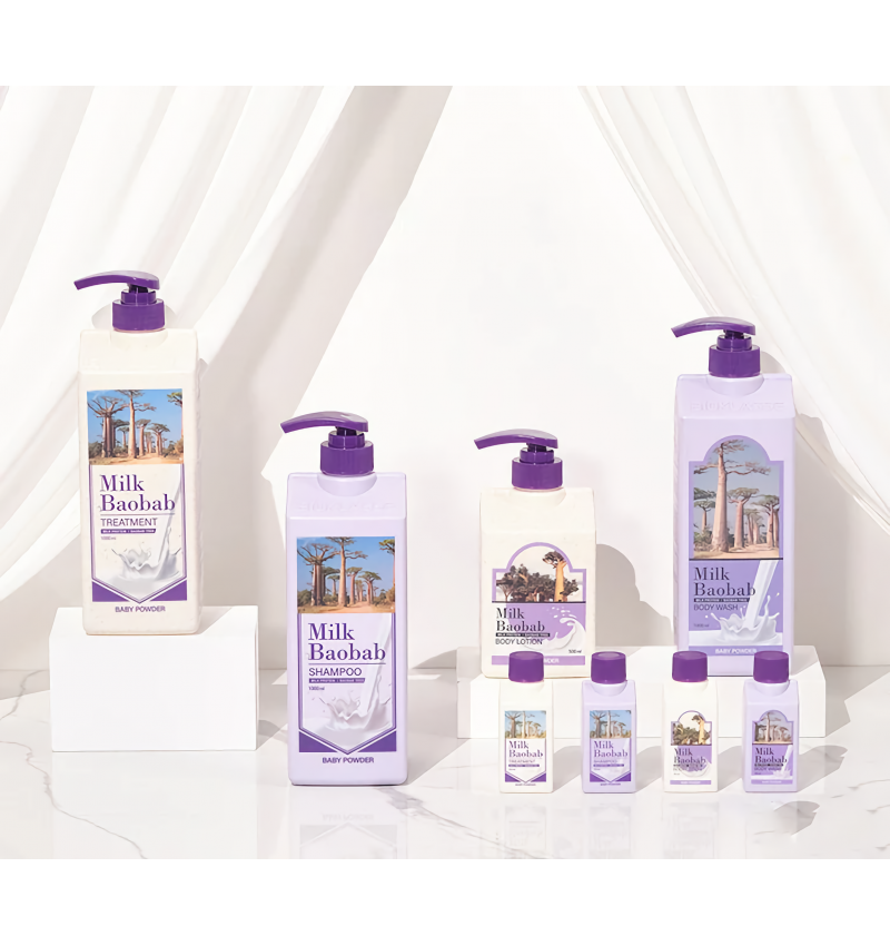 Milk Baobab Шампунь для волос с ароматом детской пудры / Original Shampoo Baby Powder, 1000 мл.