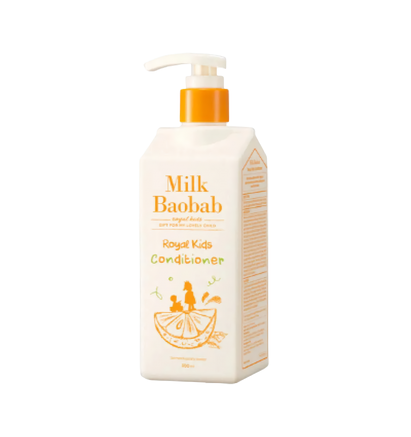 Milk Baobab Бальзам для волос детский, аромат конфет с мандарином Baby&Kids Royal Kids Conditioner 300 мл