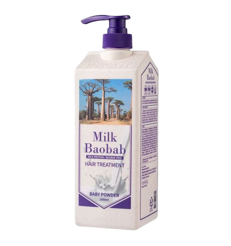 Milk Baobab Бальзам для волос с ароматом детской пудры, Original Treatment Baby Powder, 1000 мл
