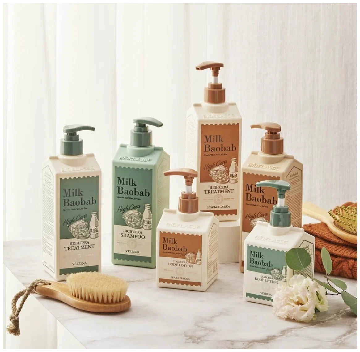 Milk Baobab Шампунь для волос с ароматом вербены, High Cera Shampoo Verbena, 500 мл.