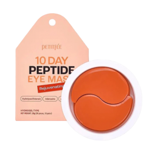 Petitfee Пептидные патчи против морщин 10 Day Peptide Eye Mask Rejuvenating 20шт