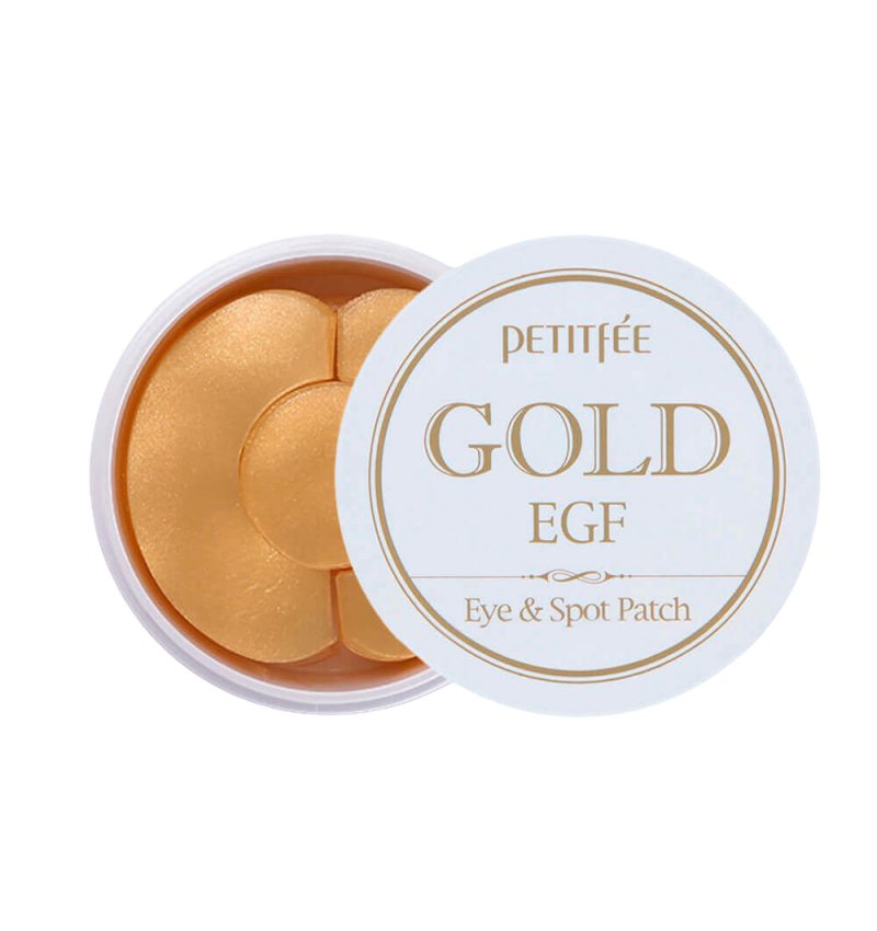 Petitfee Гидрогелевые патчи для век и межбровья с золотом и EGF Gold & EGF Eye&Spot Patch 60 шт.