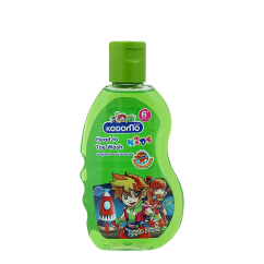 LION Kodomo Детский шампунь для волос и тела Яблоко, Head to Toe Wash Apple Peach, 200 мл.