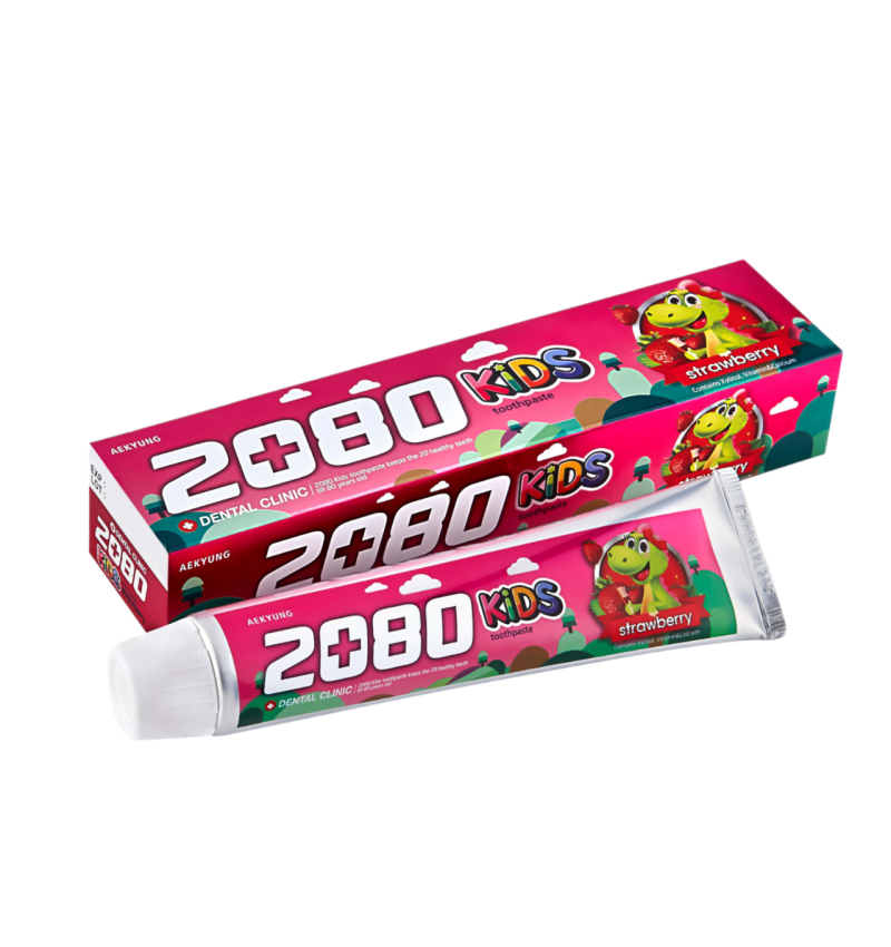 KeraSys Зубная паста детская "Клубничная" / Dental Clinic 2080 Kids Toothpaste Strawberry 80 гр