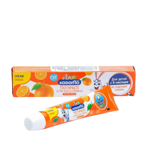 Lion KODOMO Детская зубная паста Апельсин, Ultra Shield Cream Orange, 40 гр.