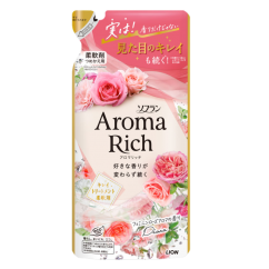 Lion Кондиционер для белья с натуральными ароматическими маслами / Soflan Aroma Rich Diana 703, 380 мл. мягкая упаковка