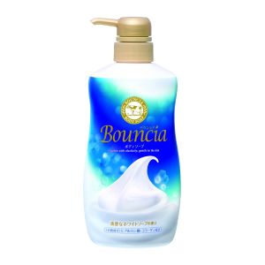 COW Сливочное жидкое мыло "Bouncia" для рук и тела с нежным свежим ароматом 480 мл, дозатор