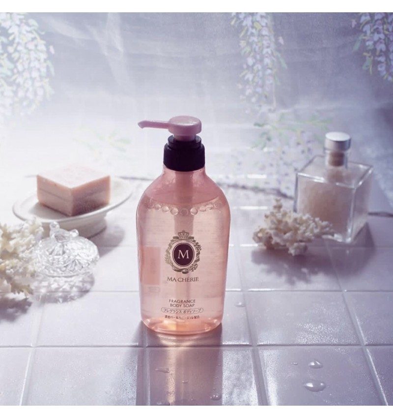 Ma Cherie Дезодорирующий увлажняющий гель для душа с фруктово-цветочным ароматом, Shiseido Fragrance Body Soap 450 мл.