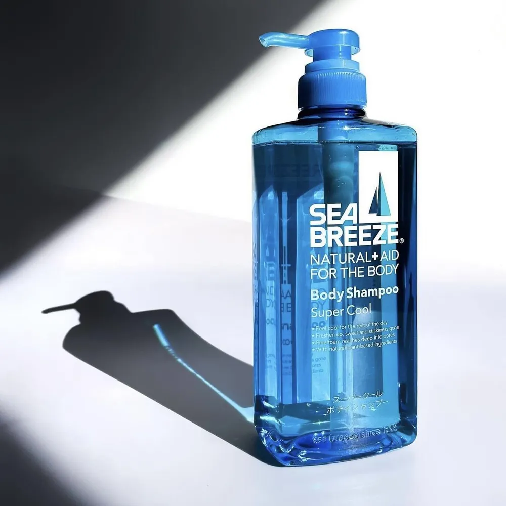 Shiseido Шампунь для тела с охлаждающим и дезодорирующим эффектом, Sea Breeze Shampoo Cool 600 мл.