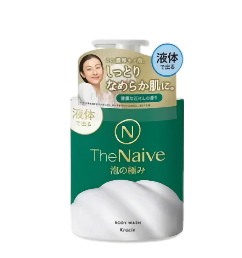 KRACIE Жидкое мыло для тела на основе аминокислот с ароматом свежести The Naive Body Soap 500 мл.