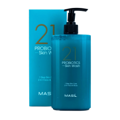 Masil 21 Очищающий гель для душа и умывания 2в1 с пробиотиками / Probiotics Skin Wash 500 мл