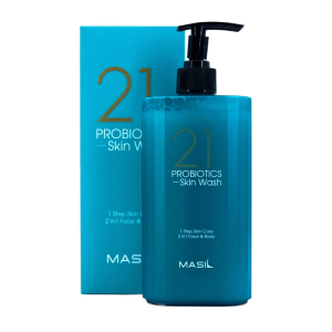 Masil 21 Очищающий гель для душа и умывания 2в1 с пробиотиками / Probiotics Skin Wash 500 мл