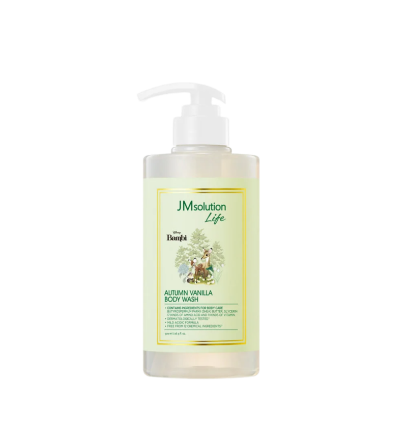 JMsolution Нежный парфюмированный гель для душа Life Disney Body Wash Autumn Vanilla 500мл.