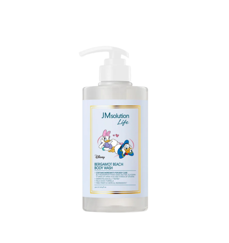 JMsolution Нежный парфюмированный гель для душа Life Disney Body Wash Bergamot Beach 500мл.