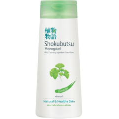 LION Shokubutsu Крем-гель для душа Гинко Monogatari Ginkgo Shower Cream 220 мл.