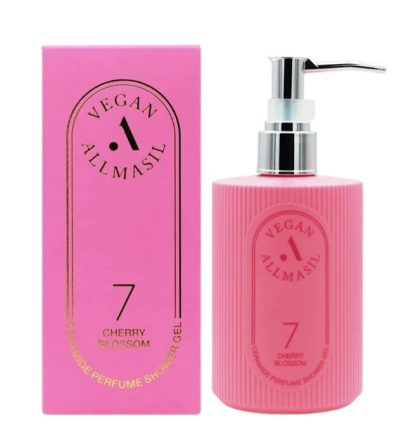 AllMasil Гель для душа с ароматом цветущей вишни 7 Ceramide Perfume Shower Gel Cherry Blossom 300 мл