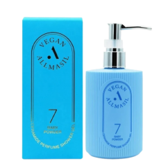 AllMasil Гель для душа с ароматом xлопка 7 Ceramide Perfume Shower Gel Baby Powder 300 мл