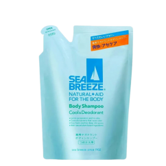 Shiseido Шампунь для тела с охлаждающим и дезодорирующим эффектом Sea Breeze Body Shampoo 400 мл мягкая упаковка