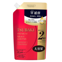 FINETODAY Tsubaki Увлажняющий кондиционер для волос с маслом камелии, Shiseido Premium Moist 600 мл мягкая упаковка