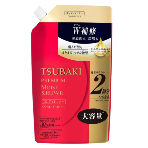 Shiseido Увлажняющий кондиционер для волос с маслом камелии Tsubaki Premium Moist 660 мл мягкая упаковка