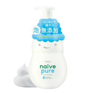 KRACIE Жидкое мыло-пенка для тела для всей семьи, без аромата Naive Pure Foam Body Soap 550 мл.