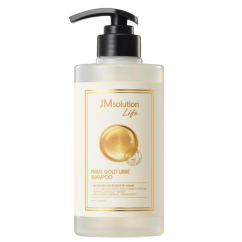 JMSolution Shampoo Life Prime Gold Libre Шампунь для волос с экстрактом золота и пептидов 500 мл.