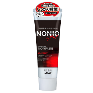 LION Профилактическая зубная паста "Nonio" для удаления неприятного запаха, отбеливания, очищения и предотвращения появления и развития кариеса (аромат пряностей и мяты) 130 гр