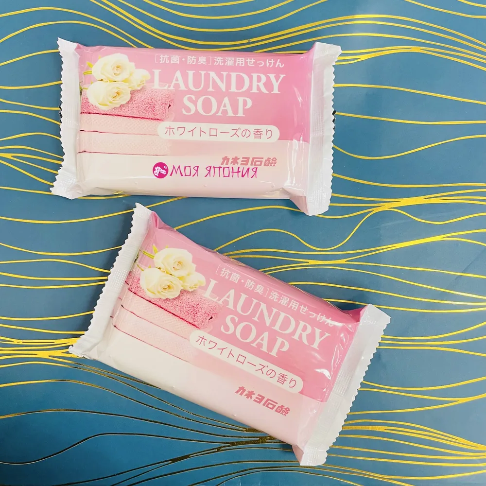 Kaneyo Laundry Soap Хозяйственное аромат. мыло с антибактериальным и дезодорирующим эффектом, 135 г