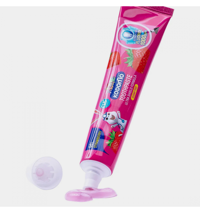 Lion Kodomo Детская зубная паста-гель от 6 месяцев Клубника, Sugar free Gel Strawberry, 40 гр