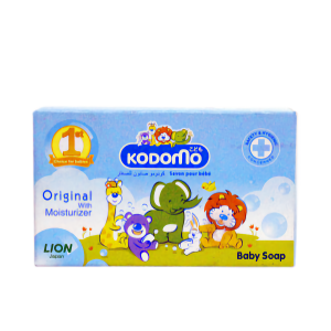 Lion KODOMO Мыло детское с увлажняющим кремом, Original with Moisturizer Baby Soap 75 гр.