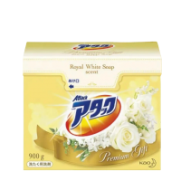 KAO Attack Cтиральный порошок с ароматом королевского белого мыла / Premium Royal White Soap 900 гр.