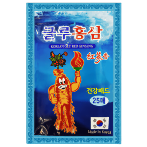 Daejeon Пластыри для тела снимает отеки и боли в суставах KOREAN GLU RED GINSENG набор 25шт