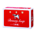 COW Молочное увлажняющее туалетное мыло с пудровым ароматом роз «Beauty Soap» красная упаковка 90гр.