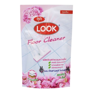 LION Средство для мытья полов "Пыль на замок" Роза Look Floor Cleaner 800 мл. мягкая упаковка