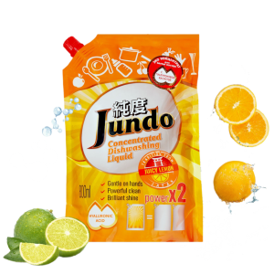 Jundo Гель Эко-концентрат для мытья посуды Juicy Lemon  800 мл. мягкая упаковка