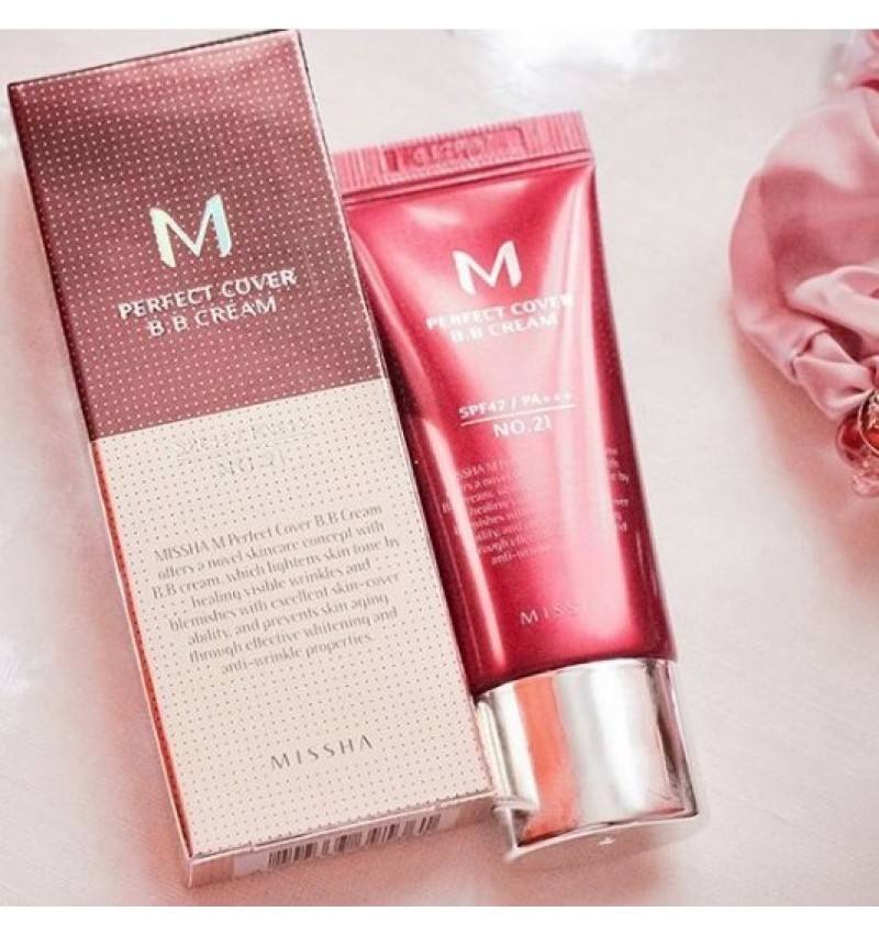 MISSHA BB Крем тональный многофункциональный BB M PERFECT COVER BB CREAM SPF42/PA+++ N23 Light Beige 20 мл.