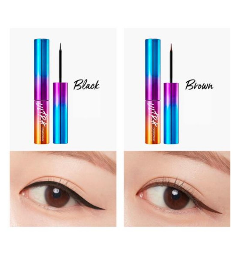 MISSHA Подводка водостойкая Ultra powerproof Liquid Eyeliner Black (черная) 4 гр.