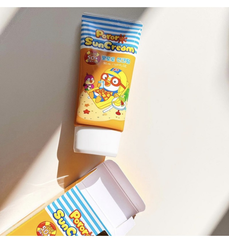 Pororo Детский солнцезащитный крем Sunblock Cream SPF50+PA+++, 50 мл