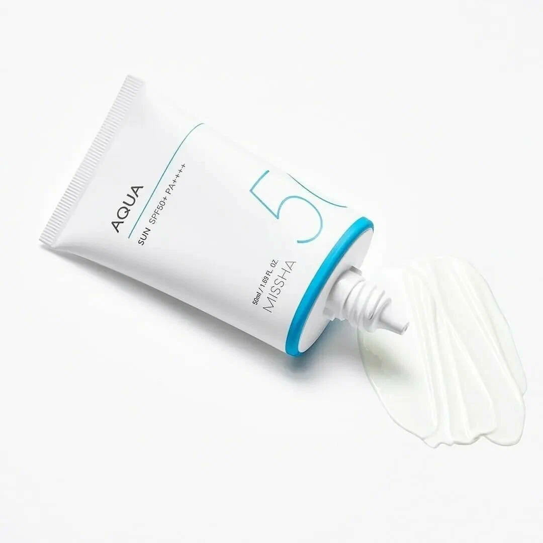 Missha Солнцезащитный крем для лица увлажняющий All Around Safe Block Sun Aqua Gel SPF50 PA++++ 50 мл.